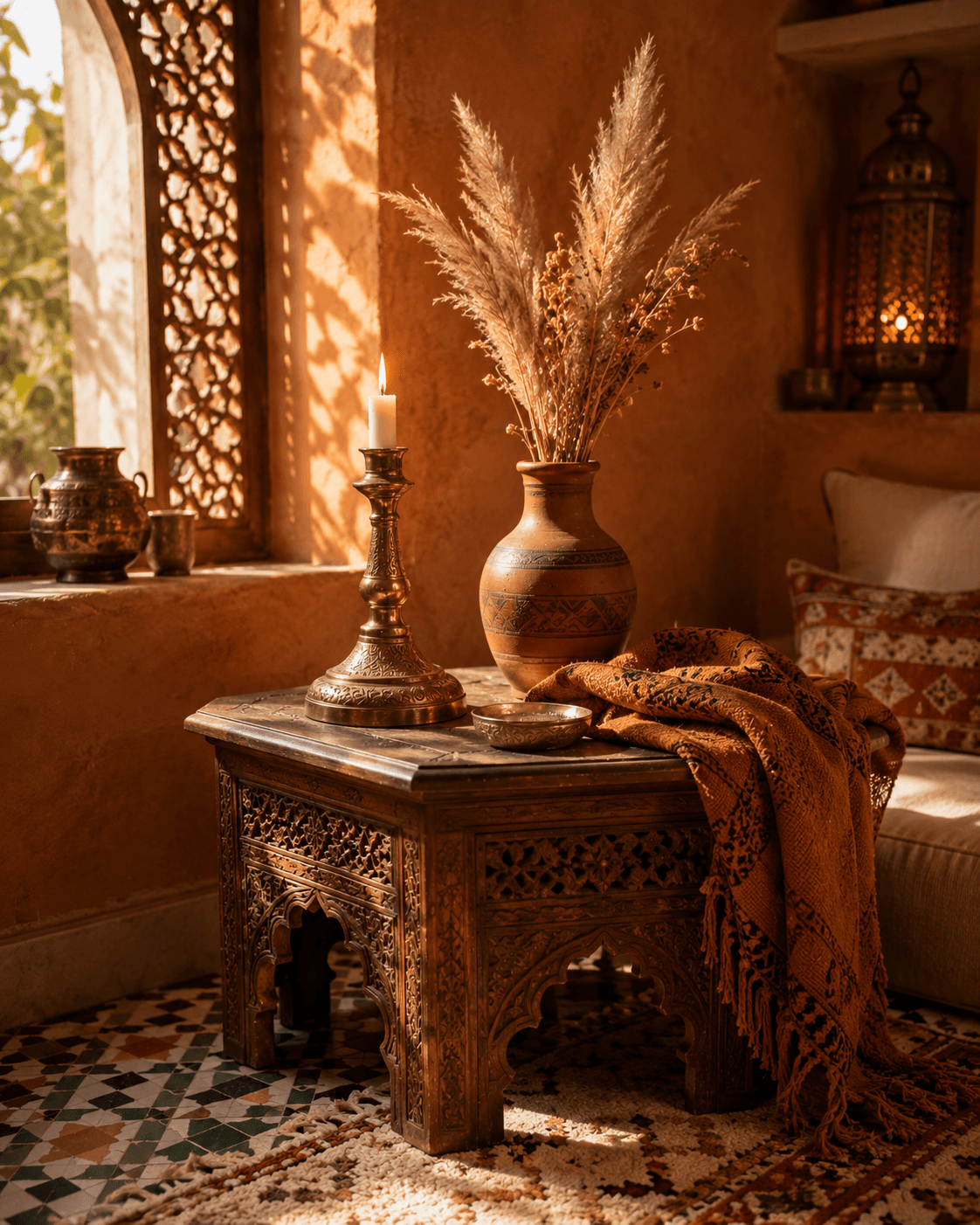 Intérieur marocain authentique
